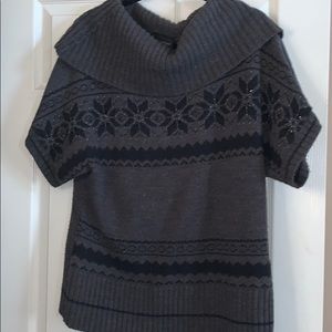 Black and grey sweater